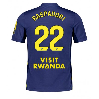 Camiseta Atletico Madrid Giacomo Raspadori #22 Segunda Equipación Replica 2025-26 mangas cortas Camiseta Atletico Madrid Giacomo Raspadori #22 Segunda Equipación Replica 2025-26 mangas cortas